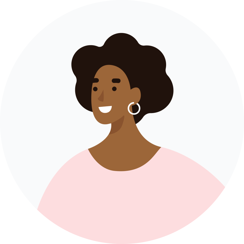 Graphic of a woman